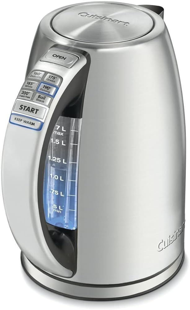 Cuisinart JK-17P1 コードレス 電気ケトル 1.7リットル ステンレススチール Electric Cordless Tea Kettle - Cuisinart
